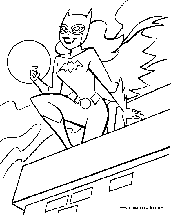 Batgirl coloring page