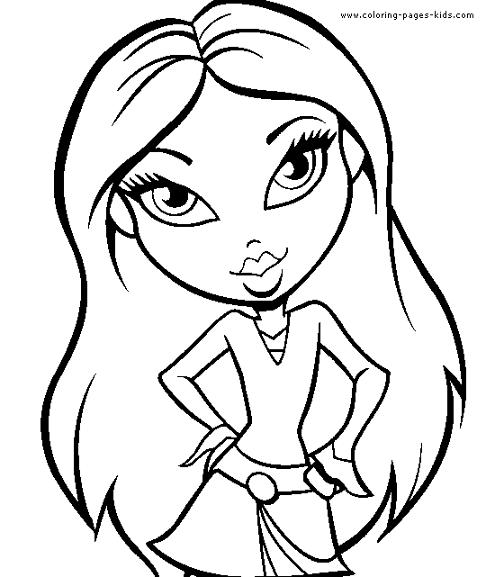 baby bratz printable coloring pages - photo #45
