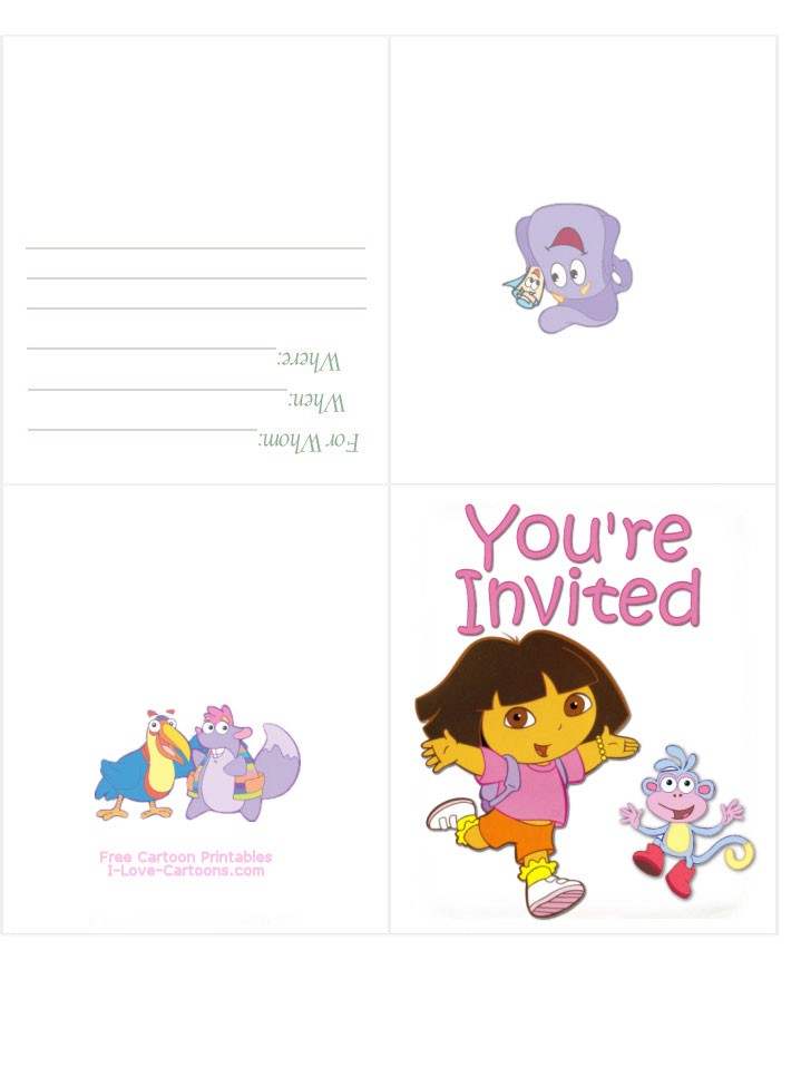 Free Birthday Invitation Cards To Print