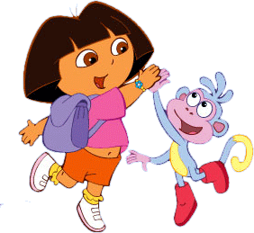 Dora the explorer and boots