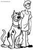 Color Scooby-Doo and Shaggy color page free scooby-doo coloring pages scooby doo coloring sheet
