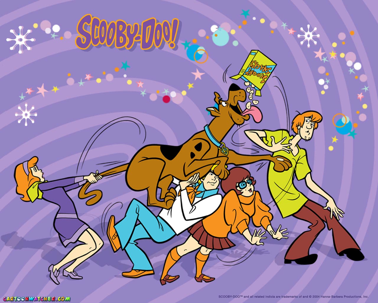 Scooby Doo Wallpaper Scooby Doo with Scooby snacks Scooby Doo Wallpapers