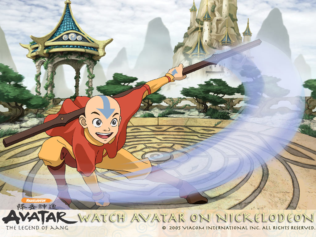 Aang Airbending, Avatar Wallpaper