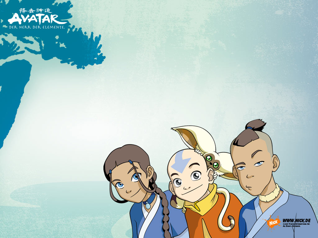 Aang Katara And Sokka Avatar The Last Airbender Wallpaper Cartoon
