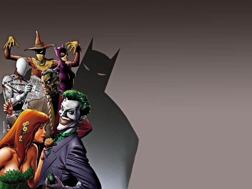 Villains of Batman Wallpaper