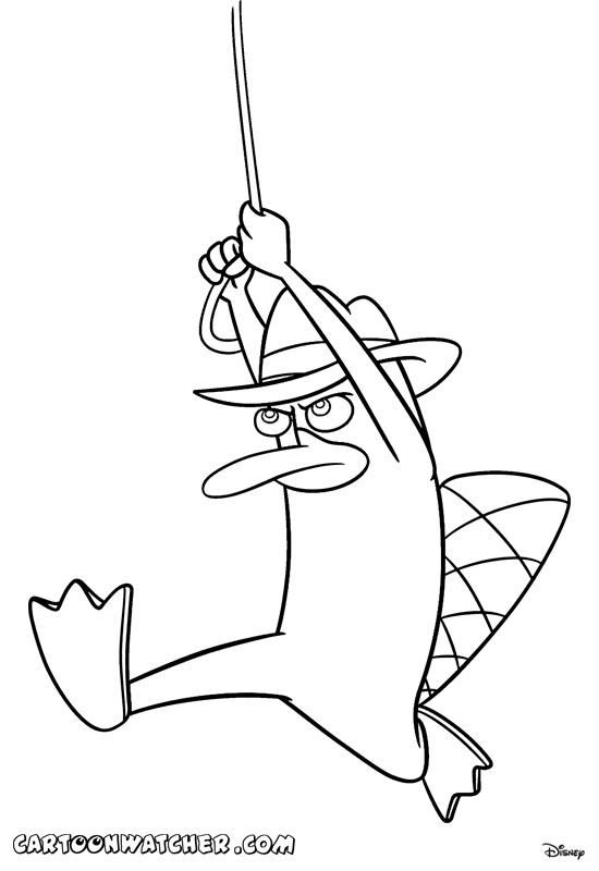 Agent P Coloring Page Free Printable Coloring Pages For Kids | Images ...