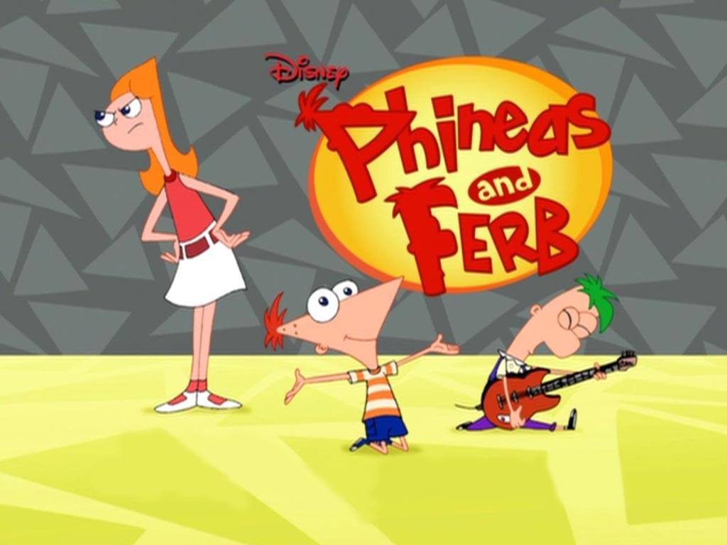 Phineas and Ferb Playing Guitar Wallpaper