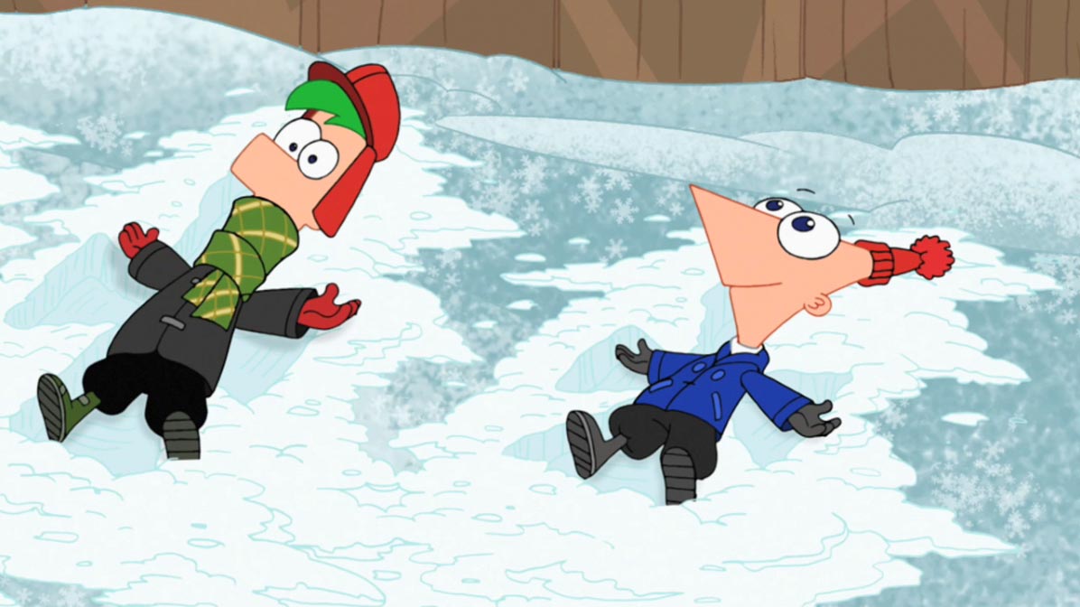 Phineas and Ferb Snow Wallpaper